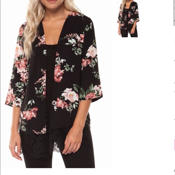 Dex floral kimono - Picture 1 of 4